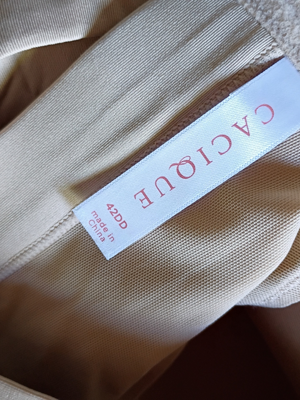 Cacique Nude T-Shirt Bra - Comfortable Everyday Support No-Wire Size 42DD - Picture 8 of 10